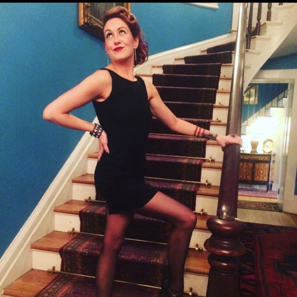 VINTAGE Circa 1960’s Hand Beaded Cocktail Mini LBD